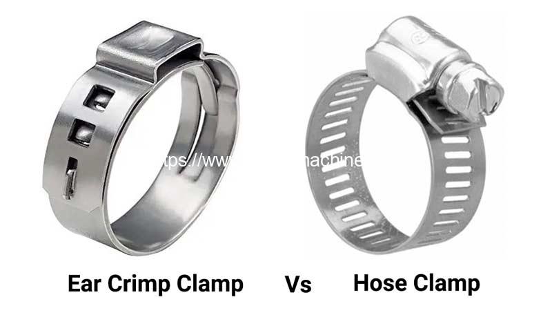 Crimp Ears Example Ear Crimp Clamps vs Hose Clamps - Hose Clamp Machine, Pipe Clamp ...