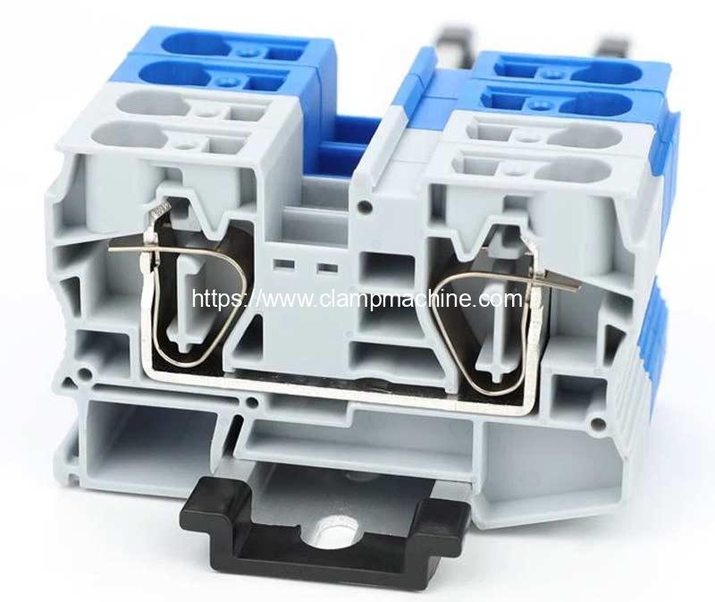 Automatic-Connection-Terminal-Block-Cage-Spring-Making-Machine-Application