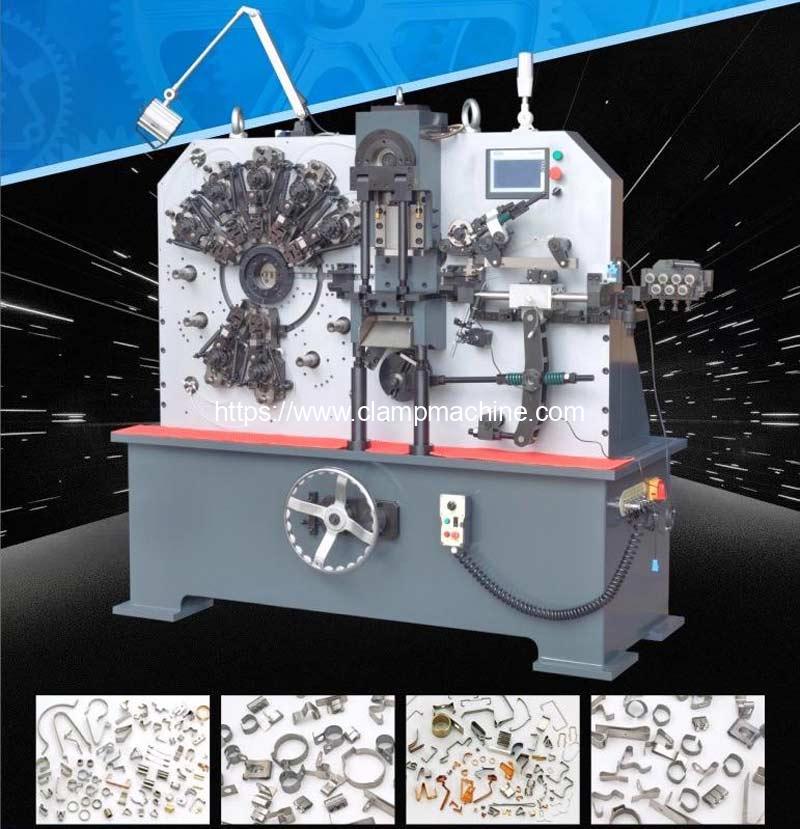 Spring Clip Making Machine Automatic Steel Belt Brake Spring Washer Making Machine - Hose Clamp ...